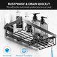 Adhesive Shower Caddy Organizer Shelves Rack - 5 Pack Corner Bathroom Storage Organization, Home & Kitchen Decor inside RV Accessories, Hanging First Apartment Household Camper Essentials