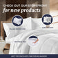 Bed Pillows Standard/Queen Size Set of 2 - Original down Alternative Pillow for Sleeping - Bedding for Back, Stomach or Side Sleepers