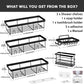 Adhesive Shower Caddy Organizer Shelves Rack - 5 Pack Corner Bathroom Storage Organization, Home & Kitchen Decor inside RV Accessories, Hanging First Apartment Household Camper Essentials