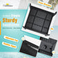 Black 3-Piece Wicker Patio Set with Coffee Table