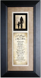 a Prayer for My Mom Wood Wall Art Frame Plaque | 8 Inches X 16 Inches | Hanger for Hanging | Dear God I Gratefully Thank You for Giving Me My Mom | Mother Gift