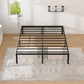 Metal Bed Frame,Queen Size Bed Frame with Storage Space,Heavy Duty Sturdy Mattress Foundation,Easy Assembly,No Box Spring Needed, Black,14 Inch,Queen