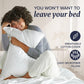 Bed Pillows Standard/Queen Size Set of 2 - Original down Alternative Pillow for Sleeping - Bedding for Back, Stomach or Side Sleepers